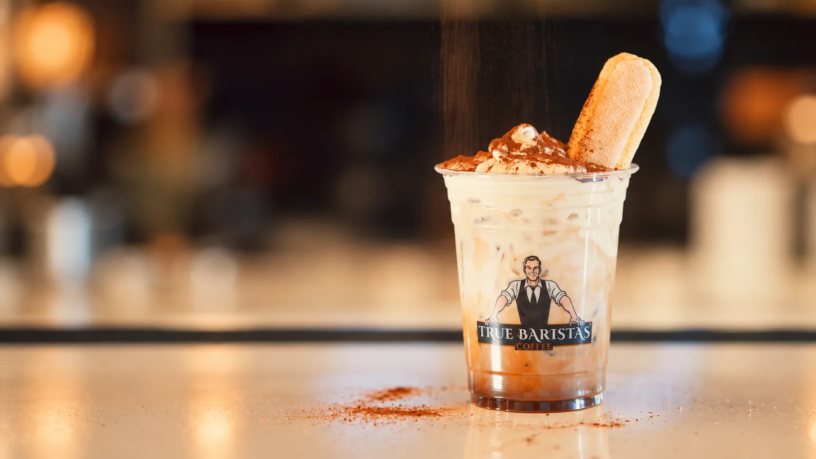 Cinnamon Toast Latte ready to enjoy