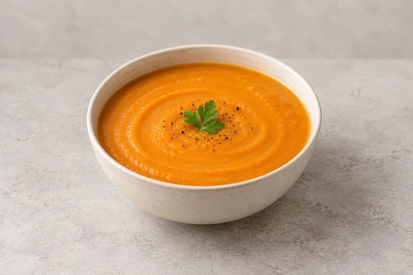 True Baristas carrot and ginger soup