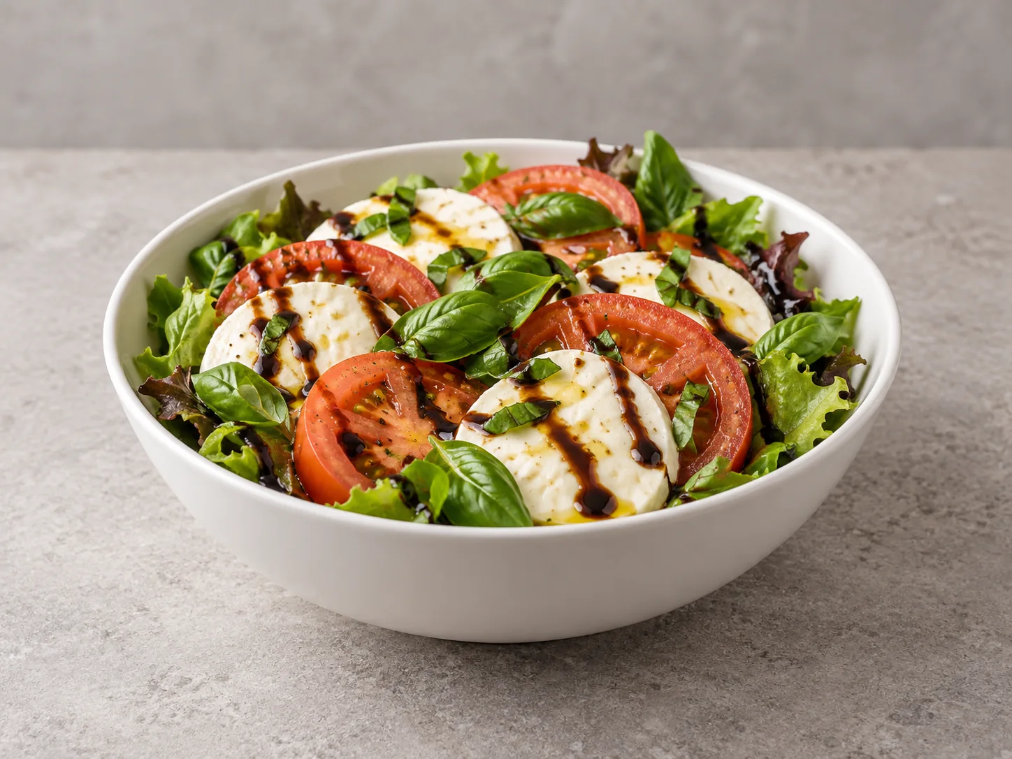 Editorial illustration of Caprese Salad