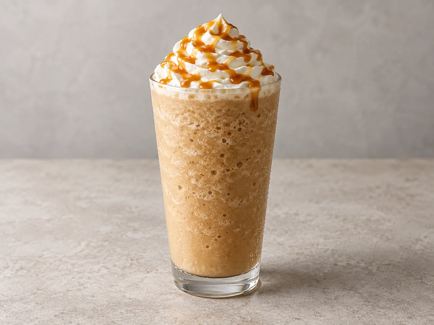 Editorial illustration of Caramel Frappé