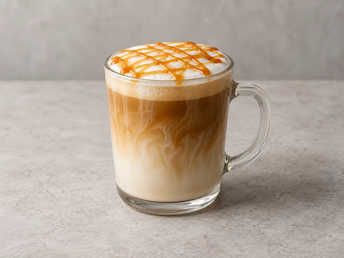 Editorial illustration of Caramel Latte