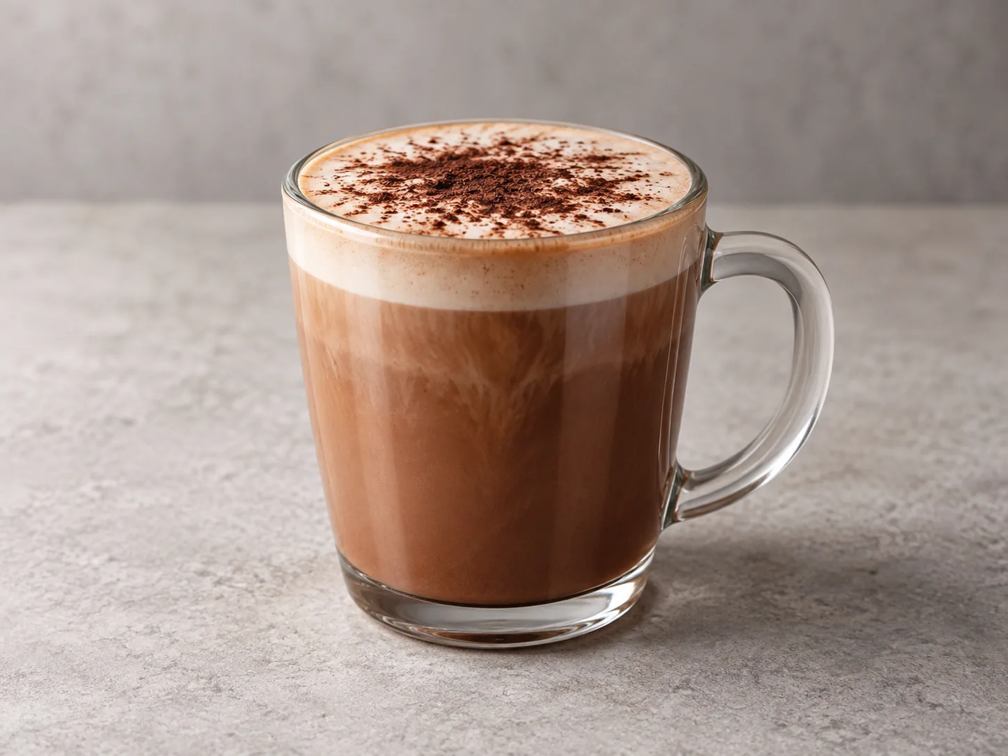 Editorial illustration of Dark Cacao Latte