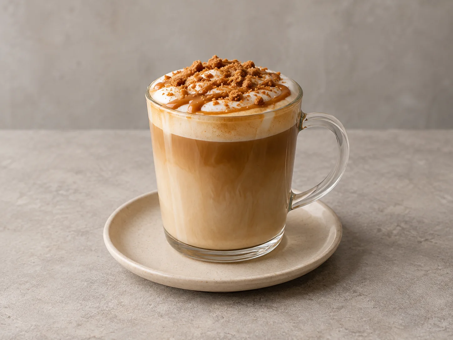 Editorial illustration of Lotus Biscoff Latte
