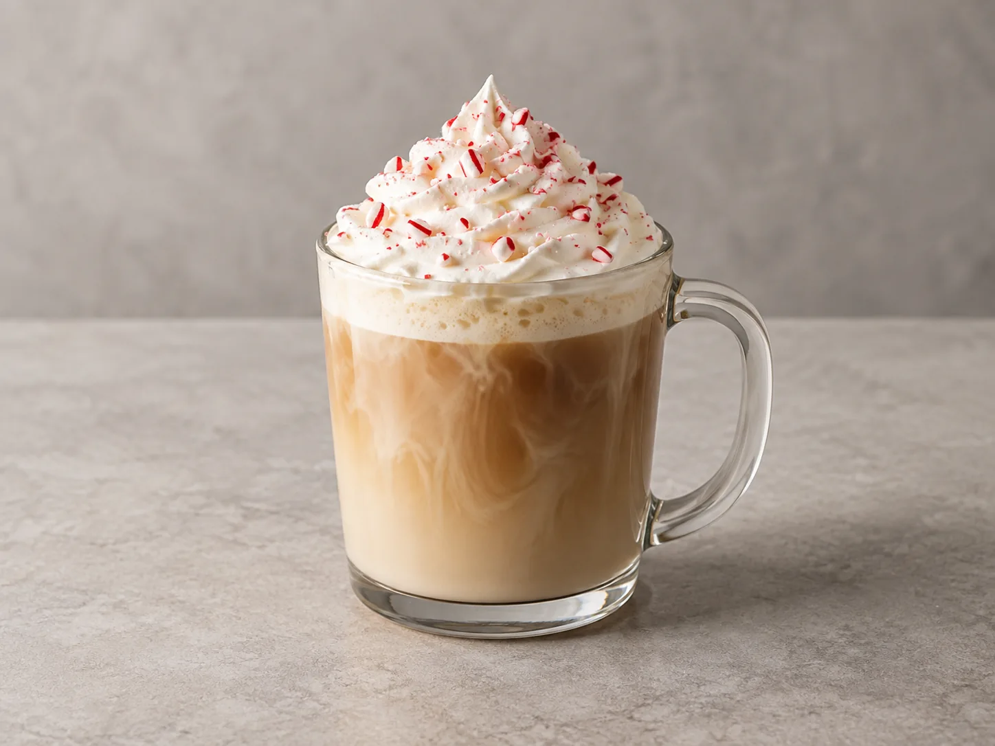 Editorial illustration of Peppermint White Mocha