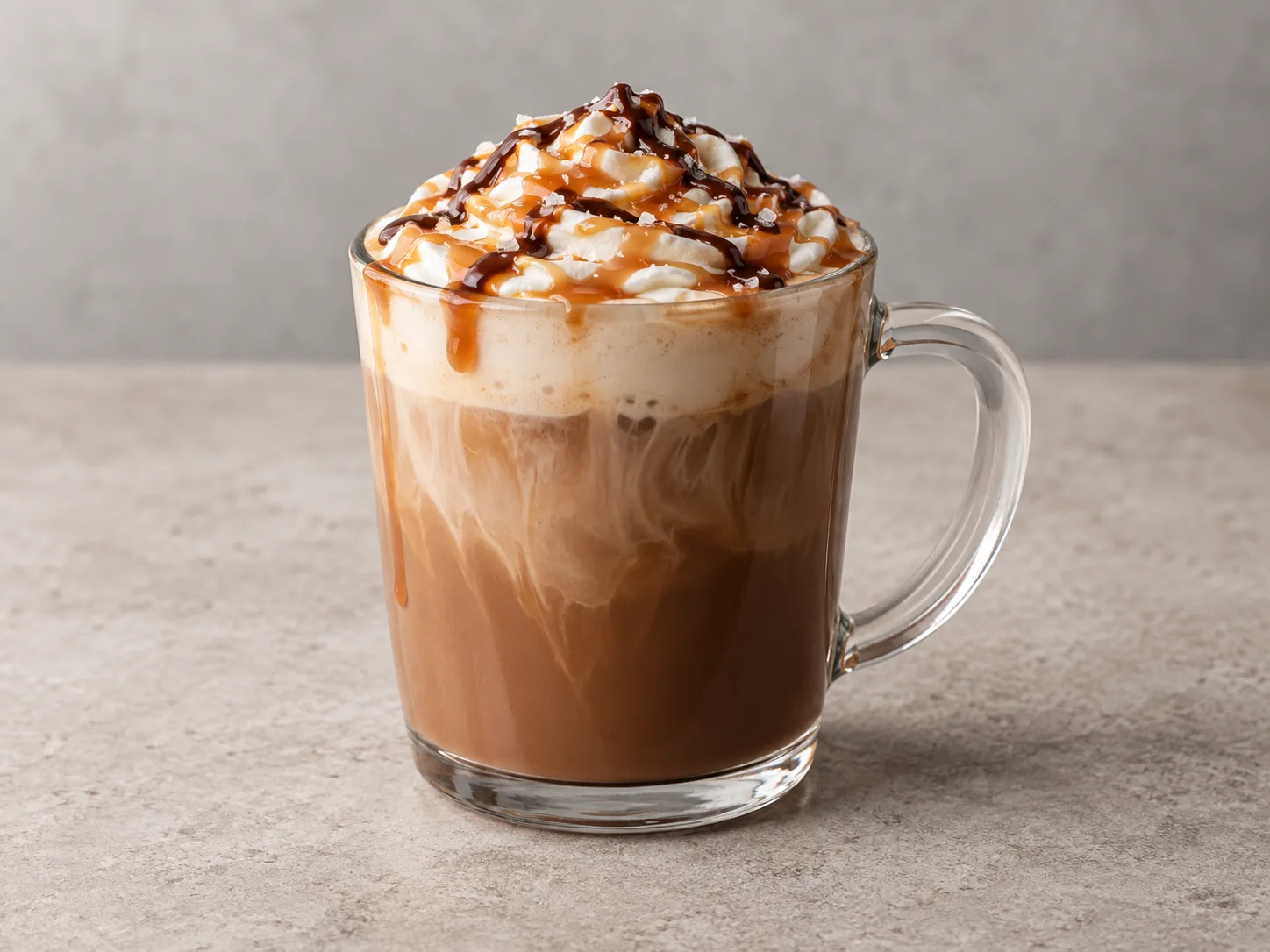 Editorial illustration of Salted Caramel Mocha