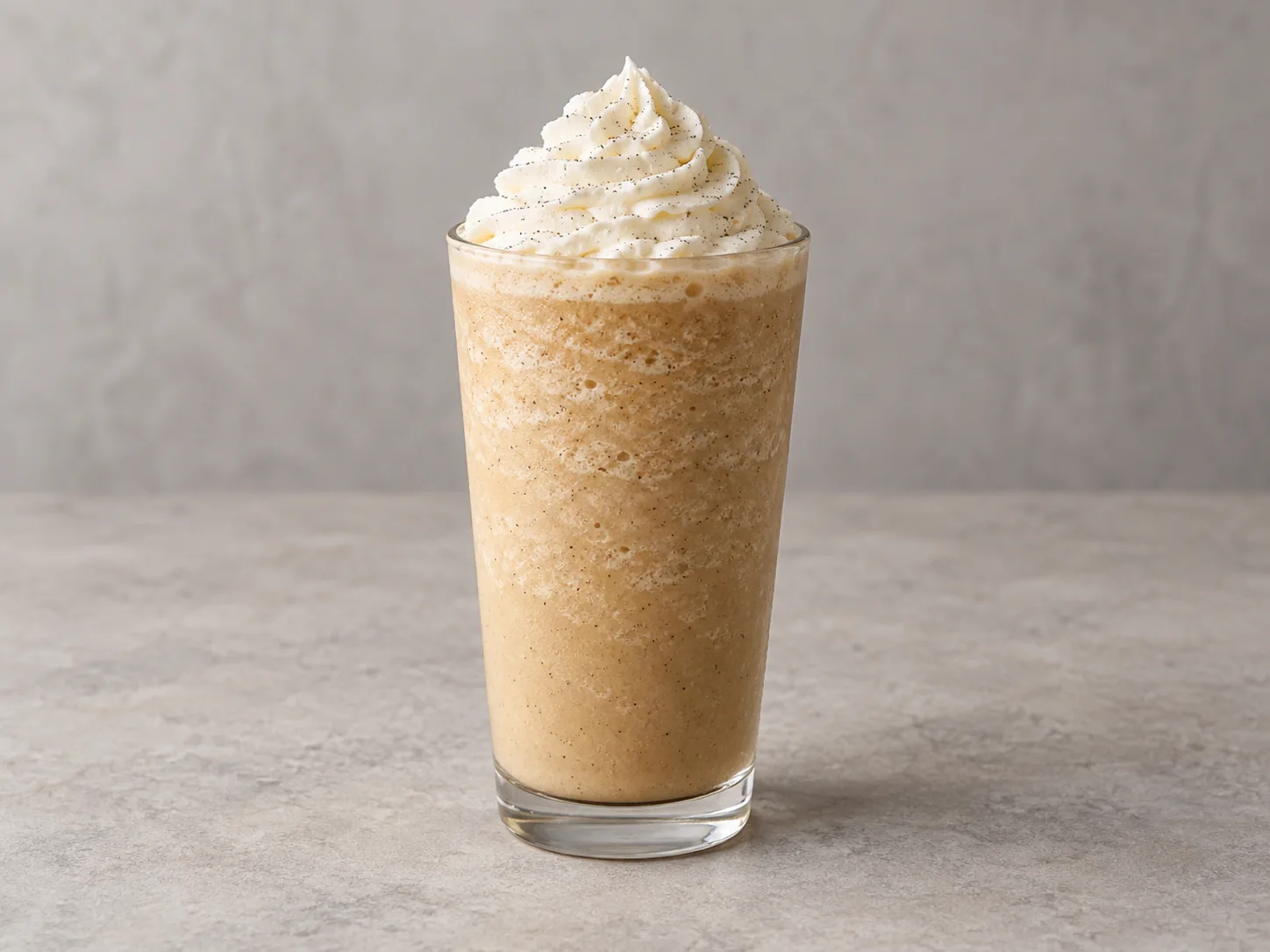 Editorial illustration of Vanilla Bean Frappé