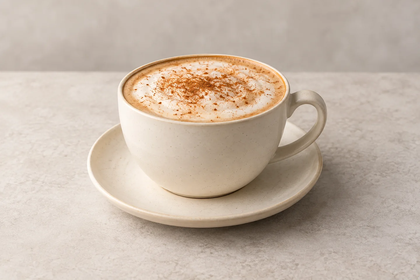 Illustrative chai latte from the True Baristas menu